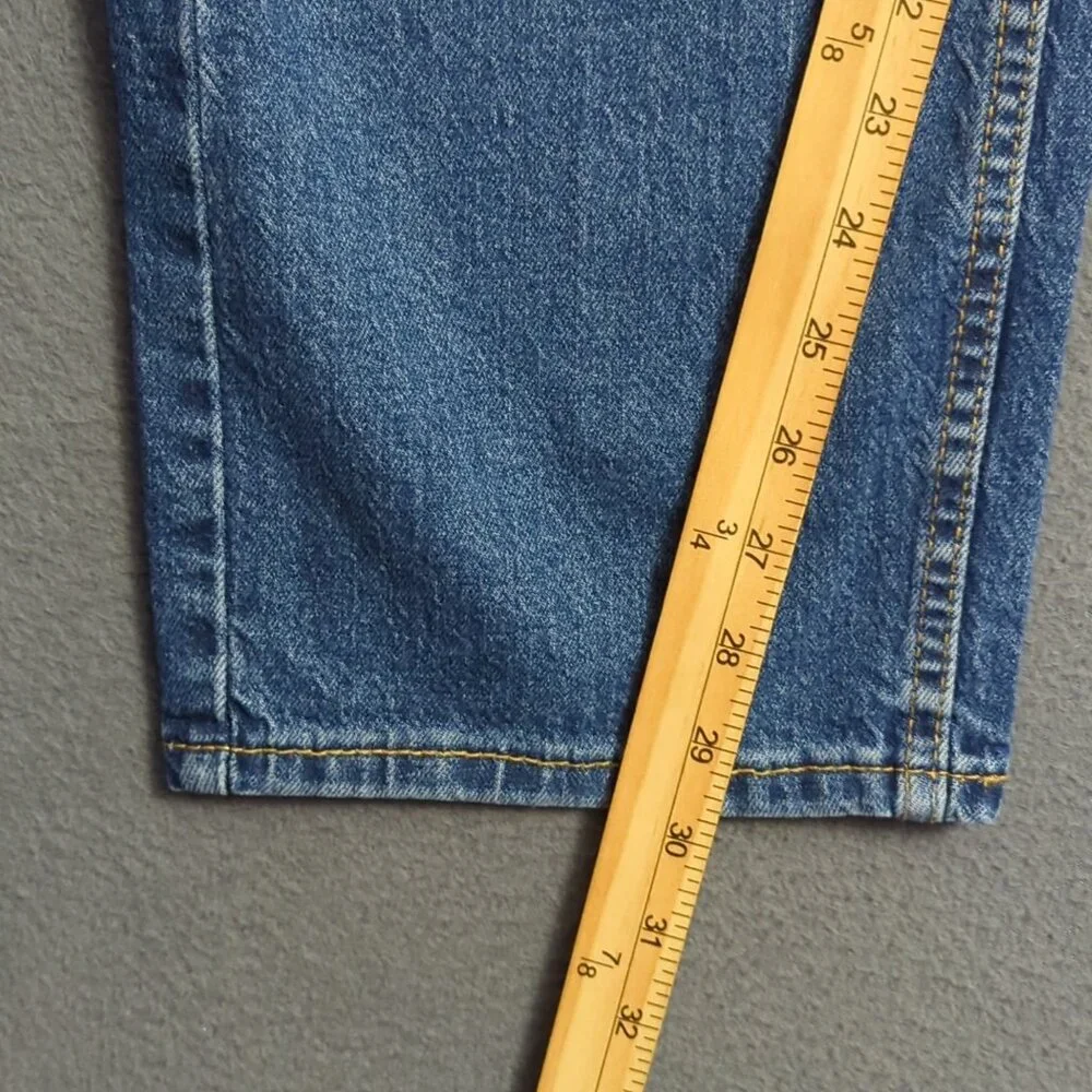 Levi's Jeans Men's 36x30 Blue 505 Regular Fit Straight Leg Denim
